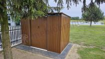 Aranżacja: Domek narzędziowy z jednospadowym dachem Kaggen 261x181cm - Wood