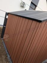 Aranżacja: Domek narzędziowy z podłogą Edenvel 240x246 cm brązowy (5,9m2)