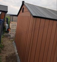 Aranżacja: Domek narzędziowy z podłogą Edenvel 240x246 cm brązowy (5,9m2)