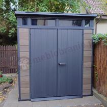 Aranżacja: Domek ogrodowy Keter Signature Pent 7x7 Walnut Brown (4,7 m2)