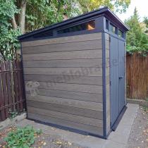 Aranżacja: Domek ogrodowy Keter Signature Pent 7x7 Walnut Brown (4,7 m2)