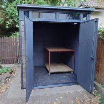 Aranżacja: Domek ogrodowy Keter Signature Pent 7x7 Walnut Brown (4,7 m2)