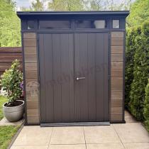 Aranżacja: Domek ogrodowy Keter Signature Pent 7x7 Walnut Brown (4,7 m2)