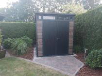 Aranżacja: Domek ogrodowy Keter Signature Pent 7x7 Walnut Brown (4,7 m2)