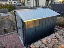 Aranżacja: Domek ogrodowy metalowy Yardmaster 67 ANZ 2x2 Anthracite (4,4m2)