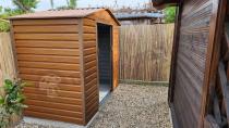 Aranżacja: Domek ogrodowy na rowery Agger 213x127cm (2,4m2) - Wood