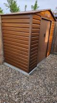 Aranżacja: Domek ogrodowy na rowery Agger 213x127cm (2,4m2) - Wood