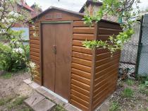 Aranżacja: Domek ogrodowy na rowery Agger 213x127cm (2,7m2) - Wood