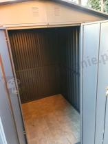 Aranżacja: Domek ogrodowy z drewutnią z drzwiami na zawiasach Wartt Plus 240x180x200cm - Antracite A16