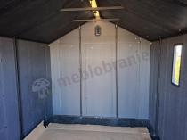 Aranżacja: Domek ogrodowy z tworzywa sztucznego Edenvel 240x307 cm grafit (7,4m2)