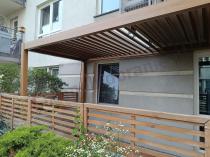 Aranżacja: Drewniana pergola ogrodowa metalowa 2x4 wolnostojąca Nefir 2.0 2x4 - Woodlook