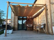 Aranżacja: Drewnopodobna pergola ogrodowa 3x4 Niro - Cream Wood