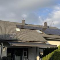 Aranżacja: Duża markiza na taras z półkasetą 495x300 Lea - Grafit