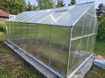 Aranżacja: Duża przydomowa szklarnia 490x250cm z poliwęglanu