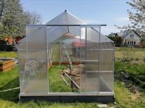 Aranżacja: Duża przydomowa szklarnia 490x250cm z poliwęglanu