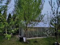 Aranżacja: Duża przydomowa szklarnia 490x250cm z poliwęglanu