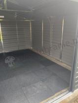 Aranżacja: Duży domek narzędziowy do ogrodu z metalu Agger 340x386cm – Antracyt