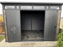 Aranżacja: Duży domek narzędziowy Keter Signature Pent 11x7 Walnut Brown (7,5m2)