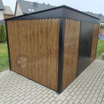 Aranżacja: Duży domek narzędziowy z drzwiami na zawiasach Nittel Plus 360x240 cm - drewniany