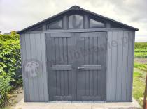 Aranżacja: Duży domek ogrodowy Keter Stronghold 10x15 Grey (13,8m2)