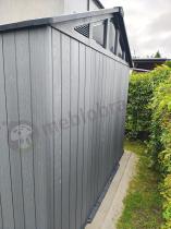 Aranżacja: Duży domek ogrodowy Keter Stronghold 10x15 Grey (13,8m2)