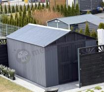 Aranżacja: Duży domek ogrodowy Keter Stronghold 10x15 Grey (13,8m2)