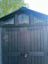 Aranżacja: Duży domek ogrodowy Keter Stronghold 10x15 Grey (13,8m2)