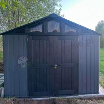 Aranżacja: Duży domek ogrodowy Keter Stronghold 10x15 Grey (13,8m2)