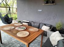 Aranżacja: Duży komplet mebli ogrodowych na 8 osób Grey