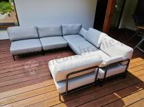 Aranżacja: Eleganckie meble ogrodowe modułowe Salve - 5 elementów