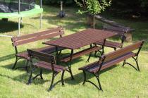 Aranżacja: Faktor Plus meble żeliwne 180 cm