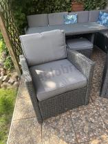 Aranżacja: Fotel technorattanowy Cofete – Anthracite