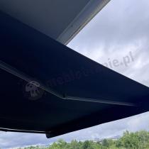 Aranżacja: Grafitowa markiza na taras Lea 395x300 - aluminium