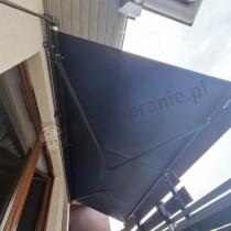 Aranżacja: Grafitowa markiza na taras Mia 395x300 aluminium - Grafit