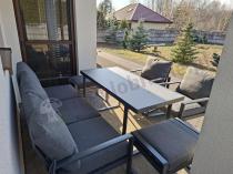 Aranżacja: Grafitowe meble na taras dla 7 osób ze stołem ze szklanym blatem - Panaon Elite Plus DG