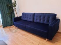 Aranżacja: Granatowa sofa rozkładana Tivoli 224x97cm Riviera 81