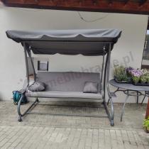 Aranżacja: Huśtawka ogrodowa Solla z parasolem - Grey