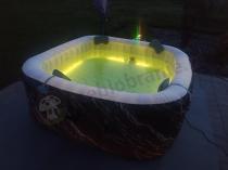 Aranżacja: Jacuzzi 6001F BESTWAY Lay Z Spa Luxe AirJet Hollywood 180x180x66cm