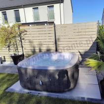 Aranżacja: Jacuzzi BESTWAY Lay Z Spa Max Hold Smart HydroJet Cabo 6001R 180x180x71cm
