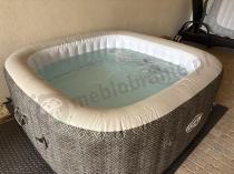 Aranżacja: Jacuzzi BESTWAY Lay Z Spa Max Hold Smart HydroJet Cabo 6001R 180x180x71cm