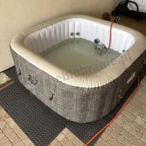 Aranżacja: Jacuzzi BESTWAY Lay Z Spa Max Hold Smart HydroJet Cabo 6001R 180x180x71cm