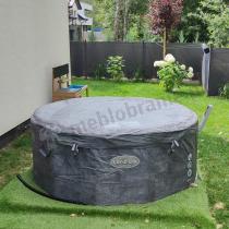 Aranżacja: Jacuzzi BESTWAY Lay Z Spa Therma Core AirJet Carrara 170x170x65cm 6001V