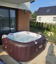 Aranżacja: Jacuzzi dmuchane dla 7 osób BESTWAY Maldives HydroJet Pro 7 201x201x80 - 6001U