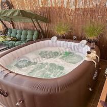 Aranżacja: Jacuzzi dmuchane dla 7 osób BESTWAY Maldives HydroJet Pro 7 201x201x80 - 6001U