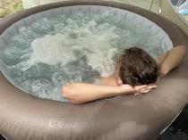 Aranżacja: Jacuzzi przenośne BESTWAY Lay Z Spa Palm Springs 196x71 60017 AirJet