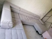 Aranżacja: Jasnoszary narożnik rozkładany Selva XL 339x223cm – lewy