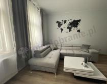 Aranżacja: Jasnoszary narożnik welurowy w stylu glamour Eridano 275x202 cm lewostronny