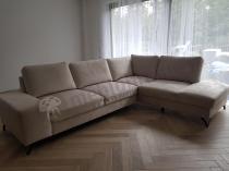 Aranżacja: Jasny narożnik z pojemnikiem i funkcją spania do salonu Flavio 283x214 prawy