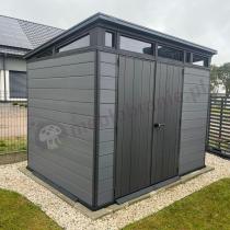 Aranżacja: Keter Cortina 9x7 - domek ogrodowy narzędziowy 279x216cm (6m2)