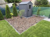 Aranżacja: Keter Darwin 4x6 - Domek narzędziowy grafitowy (2,3m2)